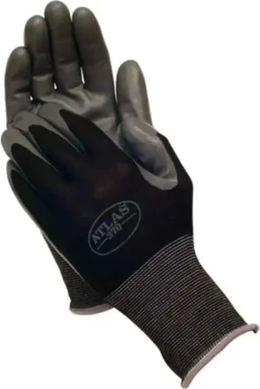 Showa Atlas 370 Nitrile Gloves in Black | Free Shipping $80+